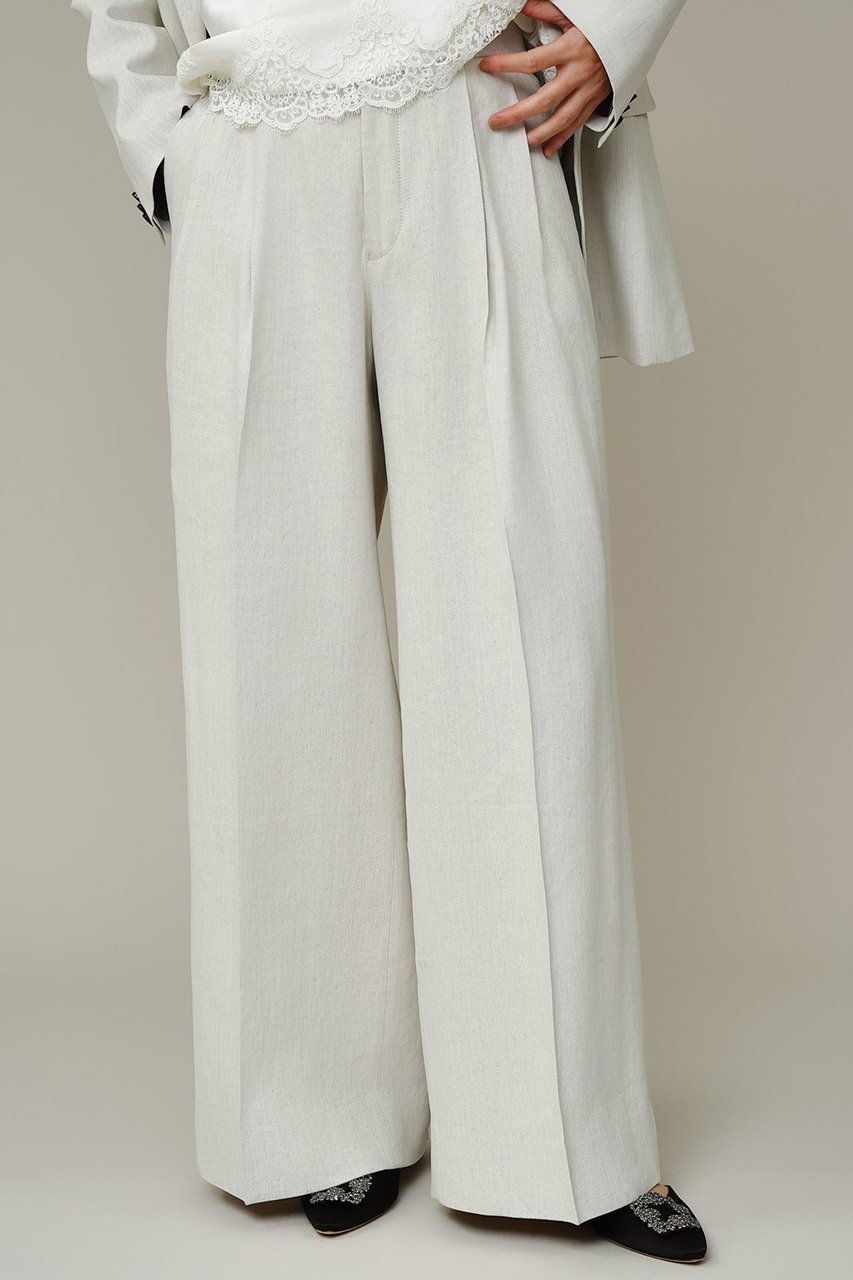 【カオス/Chaos】のプラトワイドパンツ 人気、トレンドファッション・服の通販 founy(ファニー) 　ファッション　Fashion　レディースファッション　Fashion for Women　パンツ　Pants & Trousers　おすすめ　Recommended / Our Picks　なめらか　Smooth, Silky Texture　ジャケット　Jacket, Outerwear　セットアップ　Set-Up, Coordinated Outfit　バランス　Balance, Style Balance　フォルム　Silhouette, Form　ワイド　Wide, Wide Fit　other-7|ID: prp329100004849070 ipo3291000000036165711