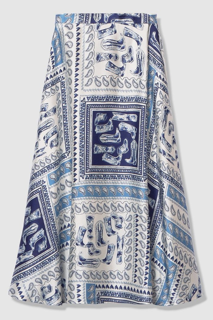 【アルアバイル/allureville】の【LOULOU WILLOUGHBY】ウエスタンスカーフプリントフレアスカート インテリア・キッズ・メンズ・レディースファッション・服の通販 founy(ファニー) https://founy.com/ ファッション Fashion レディースファッション Fashion for Women スカート Skirts Aライン・フレアスカート A-Line & Flared Skirts ロングスカート Long Skirts / Maxi & Midi Skirts 2026年 2026 ウエスタン Western Style シューズ Shoes, Footwear シンプル Simple, Minimal スカーフ Scarf, Neckwear トレンド Trend, Trending Now ドット Polka Dot, Dot Pattern フィット Fit, Slim Fit フレア Flare, Flared プリント Print, Printed Pattern ペイズリー Paisley, Ethnic Pattern ラップ Wrap, Wrap Design ロング Long, Long-Length エレガント 上品 Elegant 夏 Summer 春 Spring S/S・春夏 SS, Spring/Summer, Warm Season |ID: prp329100004849073 ipo3291000000036142852