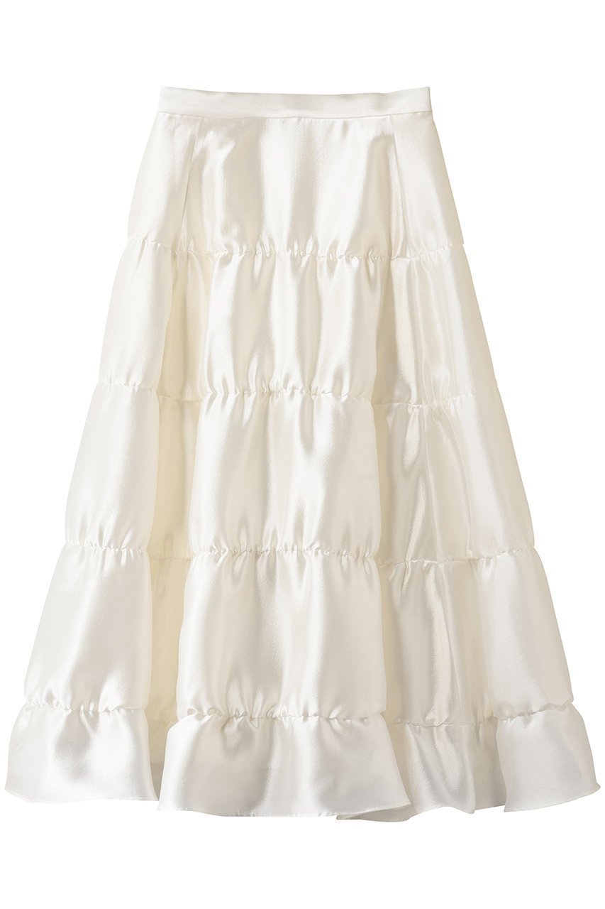 【ウィムガゼット/Whim Gazette】のシアーボリュームスカート 人気、トレンドファッション・服の通販 founy(ファニー) 　ファッション　Fashion　レディースファッション　Fashion for Women　スカート　Skirts　ロングスカート　Long Skirts / Maxi & Midi Skirts　オーガンジー　Organza Fabric　シルク　Silk, 100% Silk　シンプル　Simple, Minimal　ティアードスカート　Tiered Skirt, Flounced Skirt　ロング　Long, Long-Length　エレガント 上品　Elegant　 other-1|ID: prp329100004849074 ipo3291000000036142860