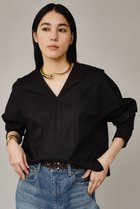 【カオス/Chaos】のオーブブラウス 人気、トレンドファッション・服の通販 founy(ファニー) ファッション Fashion レディースファッション Fashion for Women トップス・カットソー Cut & Sew Tops シャツ・ブラウス・オフィスカジュアル Elegant Blouses & Button-Ups 春 Spring コンシャス Conscious, Bodycon シンプル Simple, Minimal スリーブ Sleeve, Long Sleeve / Short Sleeve なめらか Smooth, Silky Texture フォルム Silhouette, Form ロング Long, Long-Length S/S・春夏 SS, Spring/Summer, Warm Season 夏 Summer 2026年 2026 thumbnail ブラック|ID: prp329100004849078 ipo3291000000035468572