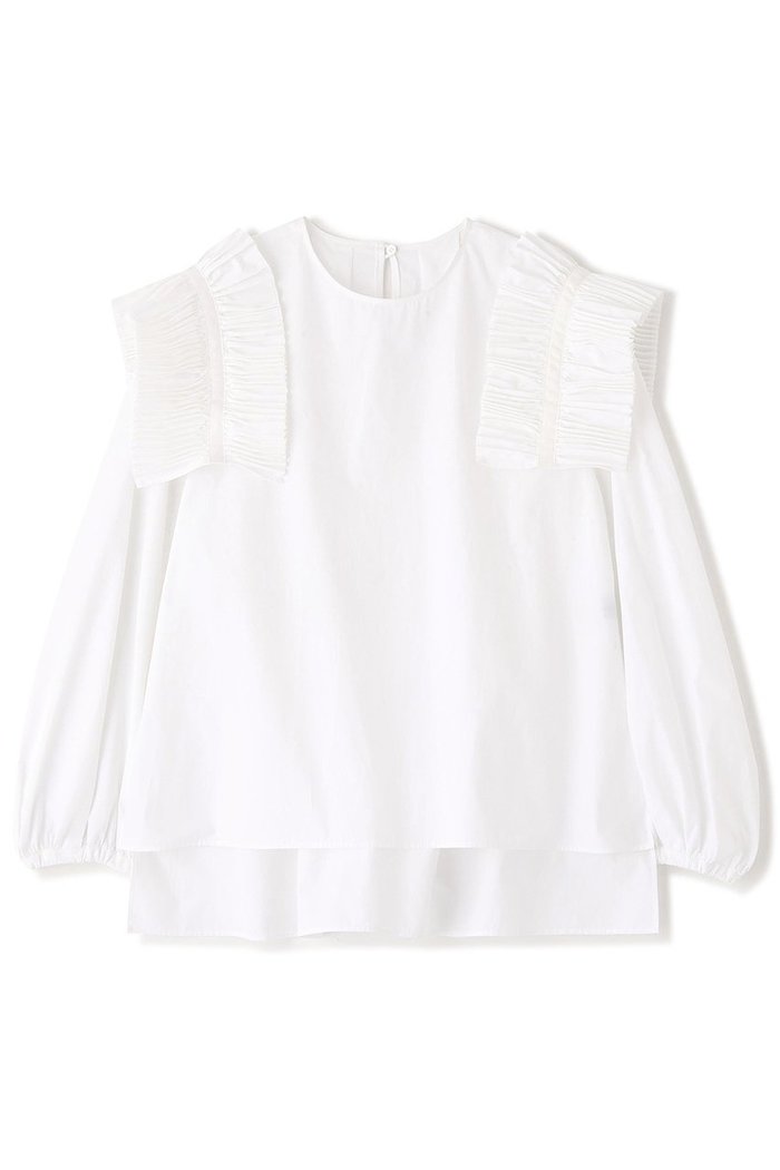 【アドーア/ADORE】のクレストプリーツタイプライターブラウス インテリア・キッズ・メンズ・レディースファッション・服の通販 founy(ファニー) https://founy.com/ ファッション Fashion レディースファッション Fashion for Women トップス・カットソー Cut & Sew Tops シャツ・ブラウス・オフィスカジュアル Elegant Blouses & Button-Ups 2026年 2026 スリーブ Sleeve, Long Sleeve / Short Sleeve タフタ Taffeta, Structured Fabric プリーツ Pleats, Pleated ボトム Bottoms, Lower Wear ミックス Mix, Mixed Style ロング Long, Long-Length 夏 Summer 春 Spring S/S・春夏 SS, Spring/Summer, Warm Season |ID: prp329100004849097 ipo3291000000035853070