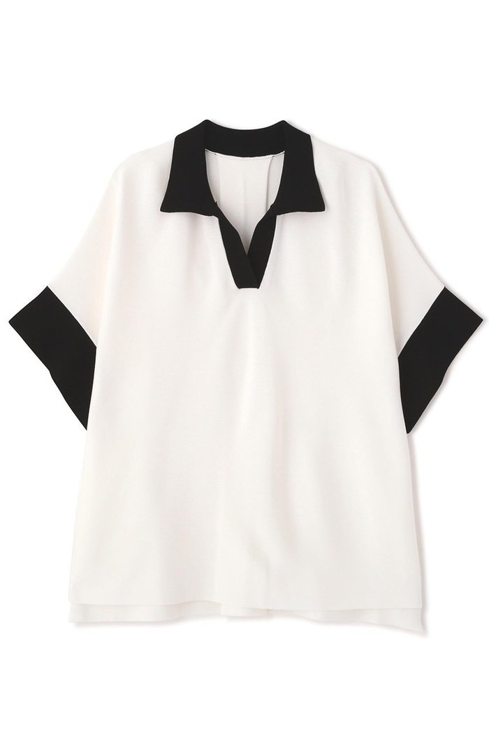 【アドーア/ADORE】のバイカラーポロニット インテリア・キッズ・メンズ・レディースファッション・服の通販 founy(ファウニー) https://founy.com/ ファッション Fashion レディースファッション Fashion for Women トップス・カットソー Cut & Sew Tops ニット Knit Tops & Sweaters カジュアルプルオーバー・ニットトップス Pullovers & Knit Tops / Casual Pullovers リラックス Relax, Relaxed Fit エレガント 上品 Elegant |ID: prp329100004849098 ipo3291000000035697340