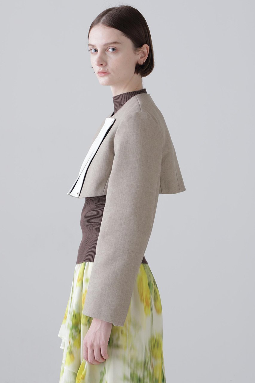 【アドーア/ADORE】のデュアルクロスジャケット 人気、トレンドファッション・服の通販 founy(ファニー) 　ファッション　Fashion　レディースファッション　Fashion for Women　アウター　Coat / Outerwear Collection　レディースジャケット・軽アウター　Jackets　2026年　2026　ショート　Short, Short Length　ジャケット　Jacket, Outerwear　ドット　Polka Dot, Dot Pattern　夏　Summer　春　Spring　S/S・春夏　SS, Spring/Summer, Warm Season　other-4|ID: prp329100004849101 ipo3291000000035697374