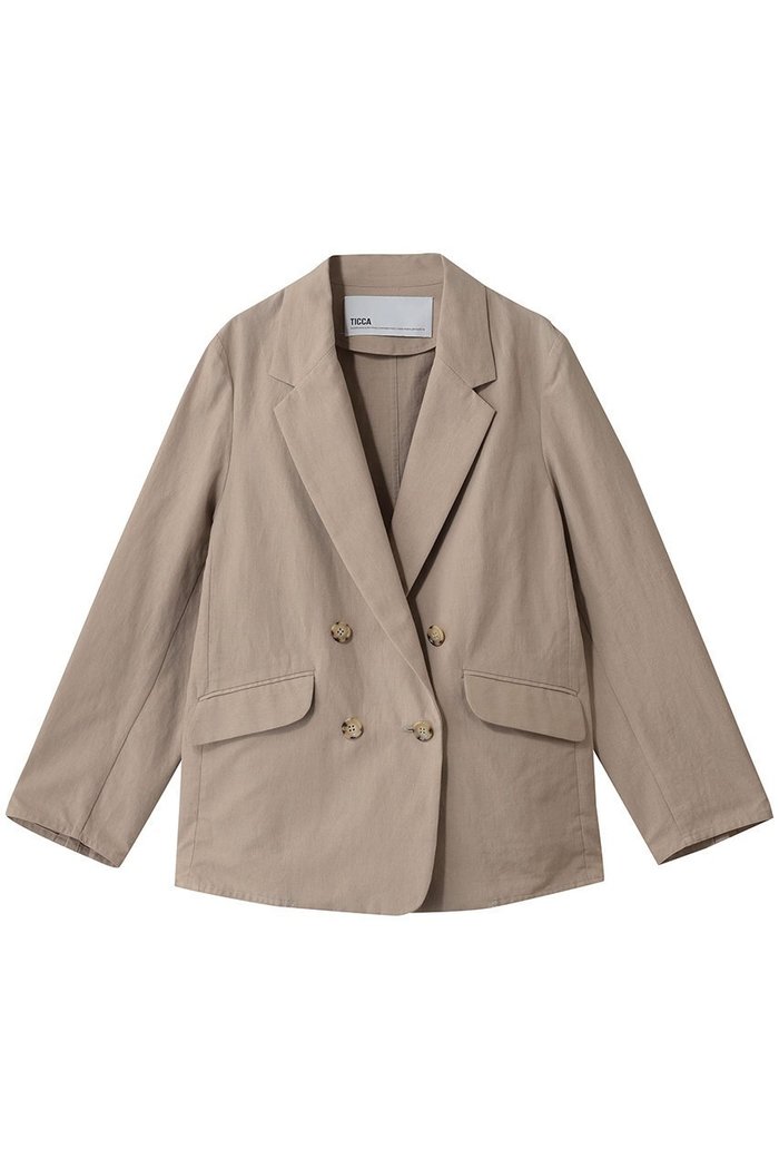 【ティッカ/TICCA】のコットンシルクラミーダブルジャケット インテリア・キッズ・メンズ・レディースファッション・服の通販 founy(ファニー) https://founy.com/ ファッション Fashion レディースファッション Fashion for Women アウター Coat / Outerwear Collection レディースジャケット・軽アウター Jackets 2026年 2026 シルク Silk, 100% Silk ジャケット Jacket, Outerwear ダブル Double, Double-Breasted フォーマル Formal, Dressy エレガント 上品 Elegant 再入荷 Restock / Back in Stock 夏 Summer 春 Spring S/S・春夏 SS, Spring/Summer, Warm Season |ID: prp329100004849113 ipo3291000000035944944