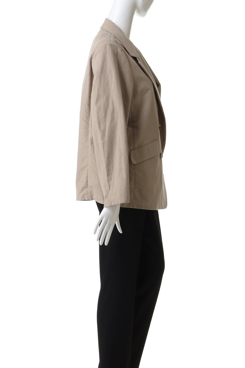 【ティッカ/TICCA】のコットンシルクラミーダブルジャケット 人気、トレンドファッション・服の通販 founy(ファニー) 　ファッション　Fashion　レディースファッション　Fashion for Women　アウター　Coat / Outerwear Collection　レディースジャケット・軽アウター　Jackets　シルク　Silk, 100% Silk　ジャケット　Jacket, Outerwear　ダブル　Double, Double-Breasted　フォーマル　Formal, Dressy　エレガント 上品　Elegant　other-3|ID: prp329100004849113 ipo3291000000035944947