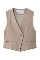 【ティッカ/TICCA】のコットンシルクラミーベスト 人気、トレンドファッション・服の通販 founy(ファニー) ファッション Fashion レディースファッション Fashion for Women アウター Coat / Outerwear Collection レディースジャケット・軽アウター Jackets 2026年 2026 なめらか Smooth, Silky Texture シルク Silk, 100% Silk ジャケット Jacket, Outerwear フォルム Silhouette, Form ベスト Vest, Waistcoat 夏 Summer 春 Spring S/S・春夏 SS, Spring/Summer, Warm Season |ID:prp329100004849114