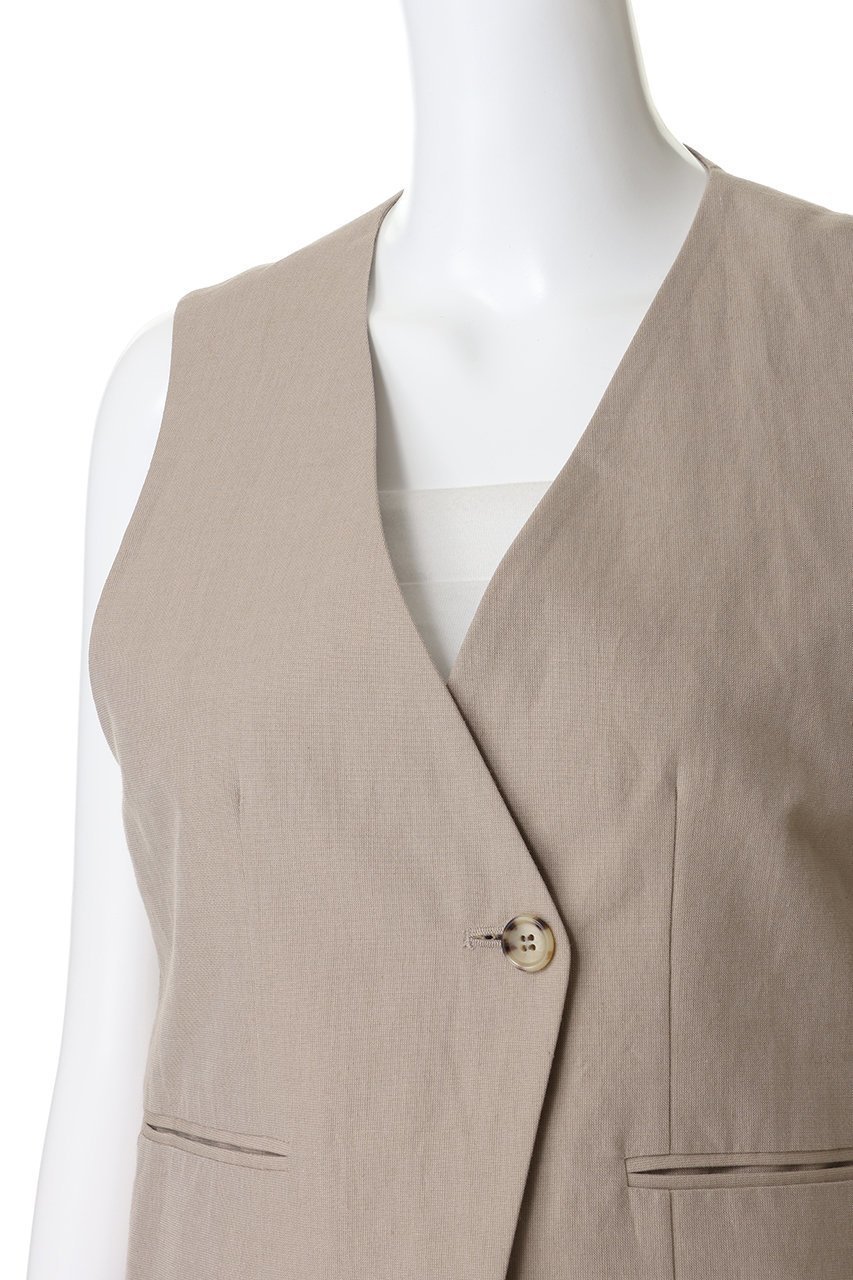 【ティッカ/TICCA】のコットンシルクラミーベスト 人気、トレンドファッション・服の通販 founy(ファニー) 　ファッション　Fashion　レディースファッション　Fashion for Women　アウター　Coat / Outerwear Collection　レディースジャケット・軽アウター　Jackets　なめらか　Smooth, Silky Texture　シルク　Silk, 100% Silk　ジャケット　Jacket, Outerwear　フォルム　Silhouette, Form　ベスト　Vest, Waistcoat　夏　Summer　春　Spring　S/S・春夏　SS, Spring/Summer, Warm Season　other-5|ID: prp329100004849114 ipo3291000000035998289