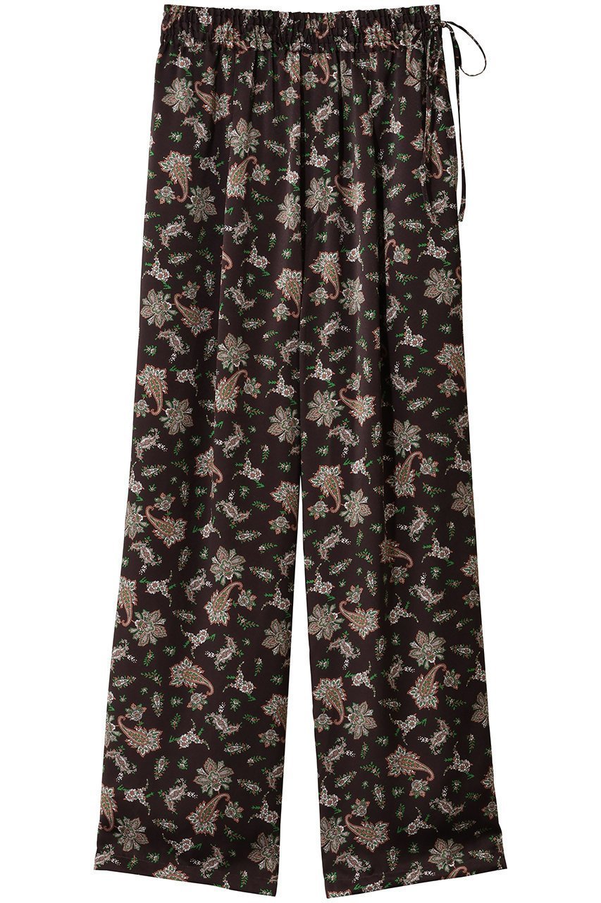 【ティッカ/TICCA】のペイズリープリントパンツ インテリア・キッズ・メンズ・レディースファッション・服の通販 founy(ファニー) 　ファッション　Fashion　レディースファッション　Fashion for Women　パンツ　Pants & Trousers　2026年　2026　シンプル　Simple, Minimal　ペイズリー　Paisley, Ethnic Pattern　モダン　Modern, Contemporary　リラックス　Relax, Relaxed Fit　エレガント 上品　Elegant　夏　Summer　春　Spring　S/S・春夏　SS, Spring/Summer, Warm Season　ブラウン|ID: prp329100004849115 ipo3291000000035469785