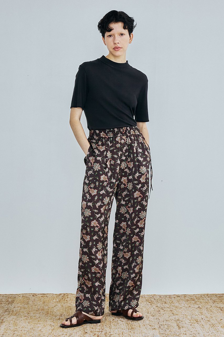 【ティッカ/TICCA】のペイズリープリントパンツ 人気、トレンドファッション・服の通販 founy(ファニー) 　ファッション　Fashion　レディースファッション　Fashion for Women　パンツ　Pants & Trousers　シンプル　Simple, Minimal　ペイズリー　Paisley, Ethnic Pattern　モダン　Modern, Contemporary　リラックス　Relax, Relaxed Fit　エレガント 上品　Elegant　other-7|ID: prp329100004849115 ipo3291000000035514857