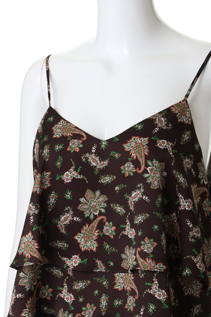 【ティッカ/TICCA】のペイズリープリントビスチェ 人気、トレンドファッション・服の通販 founy(ファニー) 　ファッション　Fashion　レディースファッション　Fashion for Women　トップス・カットソー　Cut & Sew Tops　キャミソール&ノースリーブ　Camisoles & Sleeveless Tops　シャツ・ブラウス・オフィスカジュアル　Elegant Blouses & Button-Ups　ロングTシャツ・Tシャツ　Longline T-Shirts & Tees　カットソー・ベーシックTシャツ　Cut-and-Sewn Tops / Stretch Tees & Basics　ビスチェ　Bustiers & Corset Tops / Layered Bustier Style　2026年　2026　カットソー　Cut and Sewn Top　キャミソール　Camisole, Spaghetti Strap Top　ショート　Short, Short Length　シンプル　Simple, Minimal　タンク　Tank Top, Sleeveless Top　ティアード　Tiered, Tiered Style　ビスチェ　Bustier, Corset Top　ペイズリー　Paisley, Ethnic Pattern　エレガント 上品　Elegant　夏　Summer　春　Spring　S/S・春夏　SS, Spring/Summer, Warm Season　other-5|ID: prp329100004849116 ipo3291000000035469796