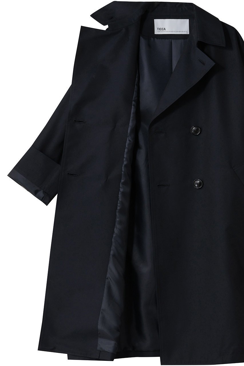 【ティッカ/TICCA】のテントトレンチコート 人気、トレンドファッション・服の通販 founy(ファニー) 　ファッション　Fashion　レディースファッション　Fashion for Women　アウター　Coat / Outerwear Collection　コート・ロングコート・ピーコート　Long Coats, Peacoats & More　トレンチコート / 春秋の定番アウター　Trench Coats　トレンチ　Trench, Trench Coat　フォルム　Silhouette, Form　ロング　Long, Long-Length　other-6|ID: prp329100004849117 ipo3291000000035859794