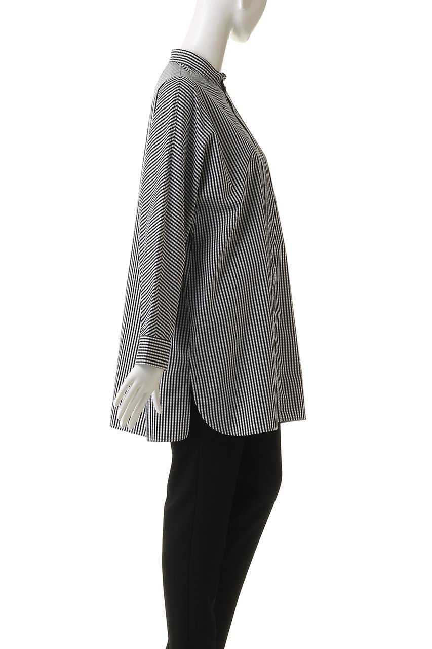 【ティッカ/TICCA】のノーカラーテントシャツ 人気、トレンドファッション・服の通販 founy(ファニー) 　ファッション　Fashion　レディースファッション　Fashion for Women　トップス・カットソー　Cut & Sew Tops　シャツ・ブラウス・オフィスカジュアル　Elegant Blouses & Button-Ups　2026年　2026　クラシック　Classic, Timeless Style　スリーブ　Sleeve, Long Sleeve / Short Sleeve　フォルム　Silhouette, Form　ボトム　Bottoms, Lower Wear　ロング　Long, Long-Length　ワイド　Wide, Wide Fit　夏　Summer　春　Spring　S/S・春夏　SS, Spring/Summer, Warm Season　other-3|ID: prp329100004849118 ipo3291000000035469829