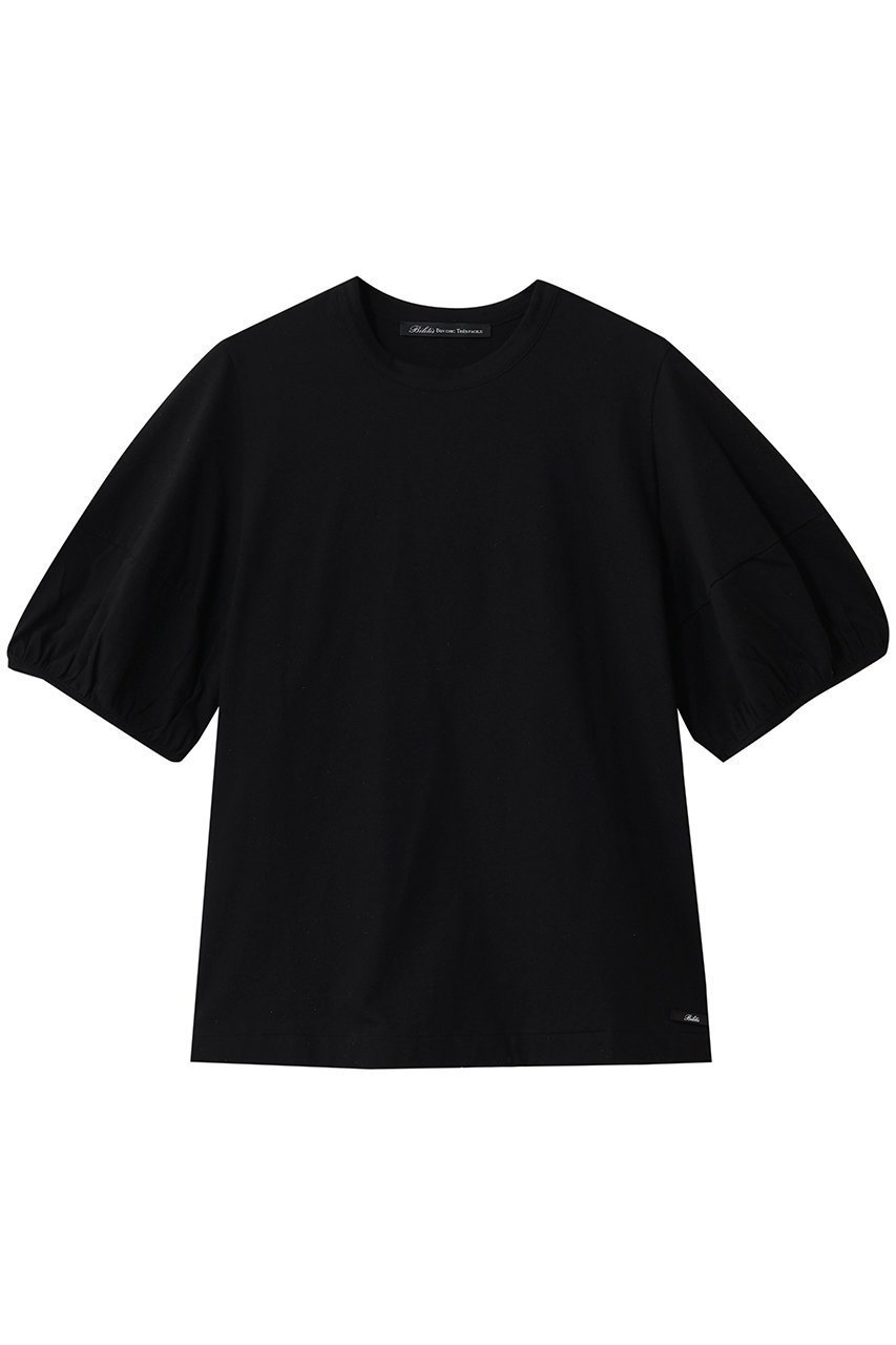 【ビリティス ディセッタン/Bilitis dix-sept ans】のパフTシャツ インテリア・キッズ・メンズ・レディースファッション・服の通販 founy(ファニー) 　ファッション　Fashion　レディースファッション　Fashion for Women　トップス・カットソー　Cut & Sew Tops　シャツ・ブラウス・オフィスカジュアル　Elegant Blouses & Button-Ups　ロングTシャツ・Tシャツ　Longline T-Shirts & Tees　カットソー・ベーシックTシャツ　Cut-and-Sewn Tops / Stretch Tees & Basics　2026年　2026　ショート　Short, Short Length　シンプル　Simple, Minimal　スリーブ　Sleeve, Long Sleeve / Short Sleeve　フェミニン　Feminine, Girly　夏　Summer　春　Spring　S/S・春夏　SS, Spring/Summer, Warm Season　ブラック|ID: prp329100004849126 ipo3291000000035469890