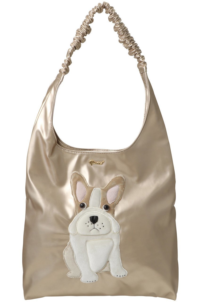 【ミュベール/MUVEIL】のフレンチブルドッグバッグ インテリア・キッズ・メンズ・レディースファッション・服の通販 founy(ファニー) 　ファッション　Fashion　レディースファッション　Fashion for Women　バッグ　Bags　コレクション　Collection, Seasonal Line　フェイクレザー　Faux Leather, PU Leather　フレンチ　French, French Style　ゴールド|ID: prp329100004849134 ipo3291000000035944997