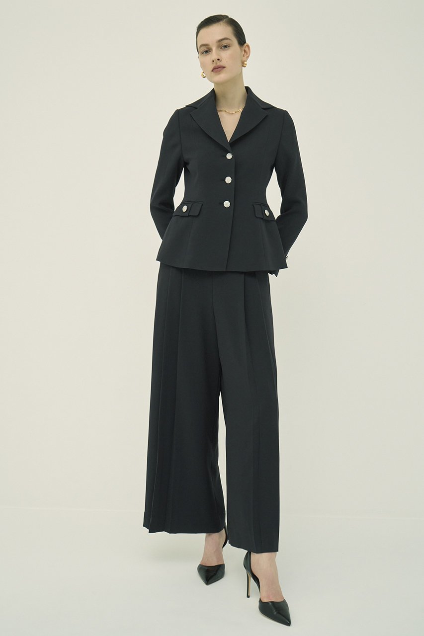 【エムダブリュー/MW】のトリアセテート(J) Wタック パンツ 人気、トレンドファッション・服の通販 founy(ファニー) 　ファッション　Fashion　レディースファッション　Fashion for Women　パンツ　Pants & Trousers　ギャザー　Gathered, Ruffled　ストレート　Straight, Straight Cut　リラックス　Relax, Relaxed Fit　ワイド　Wide, Wide Fit　新作・新入荷　New Arrivals / New In　other-7|ID: prp329100004849136 ipo3291000000035945009