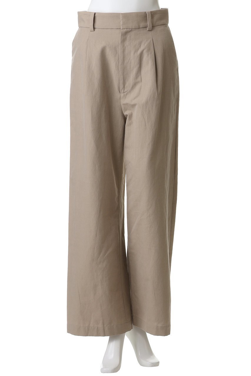 【ティッカ/TICCA】のコットンシルクラミータックワイドパンツ 人気、トレンドファッション・服の通販 founy(ファニー) 　ファッション　Fashion　レディースファッション　Fashion for Women　パンツ　Pants & Trousers　エレガント 上品　Elegant　シルク　Silk, 100% Silk　ベーシック　Basic, Essential　ワイド　Wide, Wide Fit　other-2|ID: prp329100004849143 ipo3291000000035945032