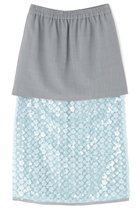 【アドーア/ADORE】のフラワーシークインスカート ブルー|ID: prp329100004849145 ipo3291000000035998386