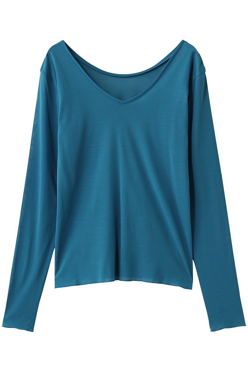 【マルティニーク/martinique】のハイツイストシアープルオーバー インテリア・キッズ・メンズ・レディースファッション・服の通販 founy(ファニー) ファッション Fashion レディースファッション Fashion for Women トップス・カットソー Cut & Sew Tops シャツ・ブラウス・オフィスカジュアル Elegant Blouses & Button-Ups ロングTシャツ・Tシャツ Longline T-Shirts & Tees カジュアルプルオーバー・ニットトップス Pullovers & Knit Tops / Casual Pullovers カットソー・ベーシックTシャツ Cut-and-Sewn Tops / Stretch Tees & Basics 2026年 2026 インナー Innerwear キャミワンピース Cami Dress, Slip Dress シアー Sheer, See-Through ジャケット Jacket, Outerwear スリーブ Sleeve, Long Sleeve / Short Sleeve ツイスト Tweed, Tweed Fabric ロング Long, Long-Length 夏 Summer 春 Spring S/S・春夏 SS, Spring/Summer, Warm Season ブルー|ID: prp329100004849150 ipo3291000000035470074