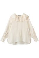 【デパリエ/DEPAREILLE】のシルキーラッフルブラウス 人気、トレンドファッション・服の通販 founy(ファニー) ファッション Fashion レディースファッション Fashion for Women トップス・カットソー Cut & Sew Tops シャツ・ブラウス・オフィスカジュアル Elegant Blouses & Button-Ups 2026年 2026 なめらか Smooth, Silky Texture インナー Innerwear ジャケット Jacket, Outerwear スリーブ Sleeve, Long Sleeve / Short Sleeve ラッフル Ruffle, Frill ロング Long, Long-Length エレガント 上品 Elegant 夏 Summer 春 Spring S/S・春夏 SS, Spring/Summer, Warm Season |ID:prp329100004849153