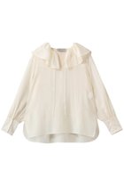 【デパリエ/DEPAREILLE】のシルキーラッフルブラウス 人気、トレンドファッション・服の通販 founy(ファニー) ファッション Fashion レディースファッション Fashion for Women トップス・カットソー Cut & Sew Tops シャツ・ブラウス・オフィスカジュアル Elegant Blouses & Button-Ups 2026年 2026 なめらか Smooth, Silky Texture インナー Innerwear ジャケット Jacket, Outerwear スリーブ Sleeve, Long Sleeve / Short Sleeve ラッフル Ruffle, Frill ロング Long, Long-Length エレガント 上品 Elegant 夏 Summer 春 Spring S/S・春夏 SS, Spring/Summer, Warm Season thumbnail オフホワイト|ID: prp329100004849153 ipo3291000000035470097