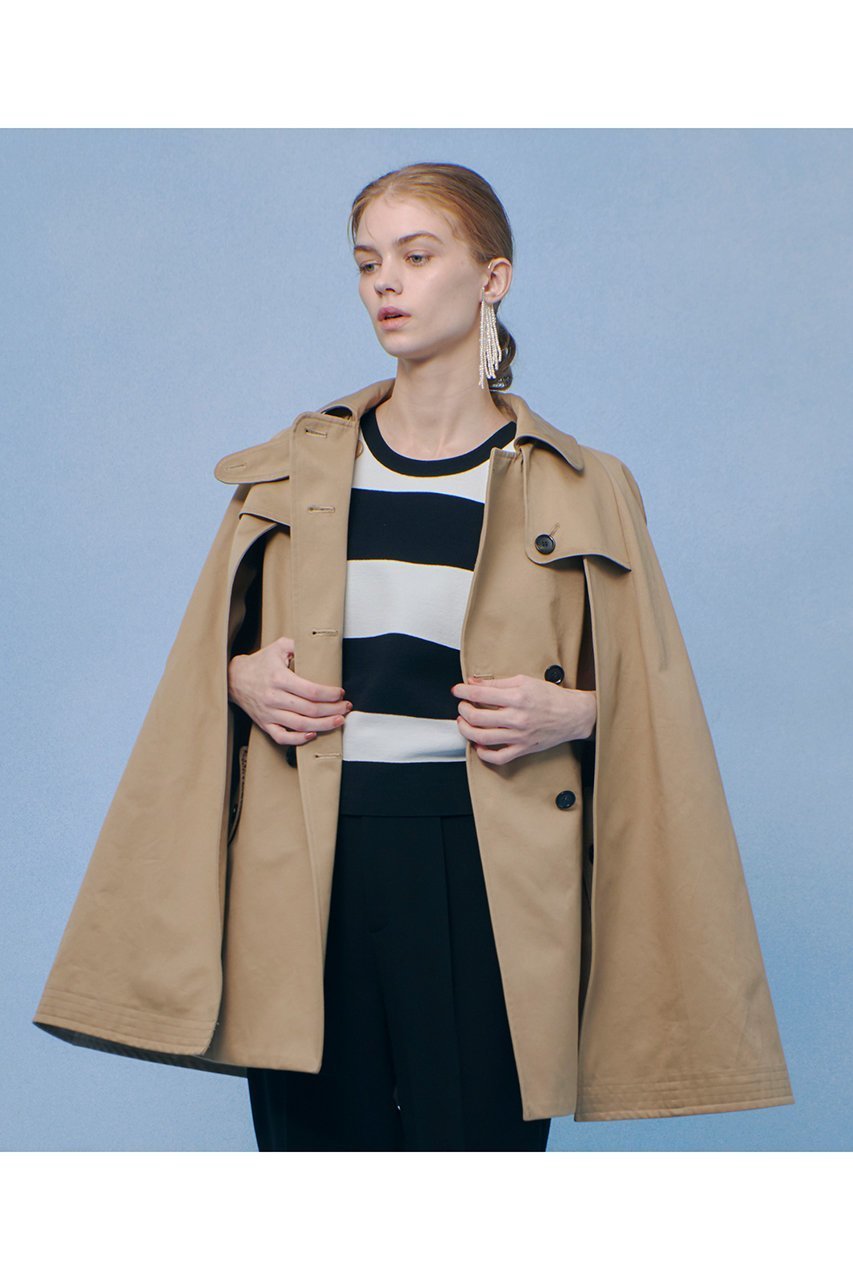 【アルアバイル/allureville】の【LOULOU WILLOUGHBY】トレンチケープコート 人気、トレンドファッション・服の通販 founy(ファニー) ファッション Fashion レディースファッション Fashion for Women アウター Coat / Outerwear Collection コート・ロングコート・ピーコート Long Coats, Peacoats & More 2026年 2026 おすすめ Recommended / Our Picks ショート Short, Short Length セットアップ Set-Up, Coordinated Outfit トレンチ Trench, Trench Coat ワーク Workwear, Utility Style 人気 Popular, Best Seller 夏 Summer 春 Spring S/S・春夏 SS, Spring/Summer, Warm Season A/W・秋冬 Autumn/Winter other-5|ID: prp329100004849154 ipo3291000000035470109