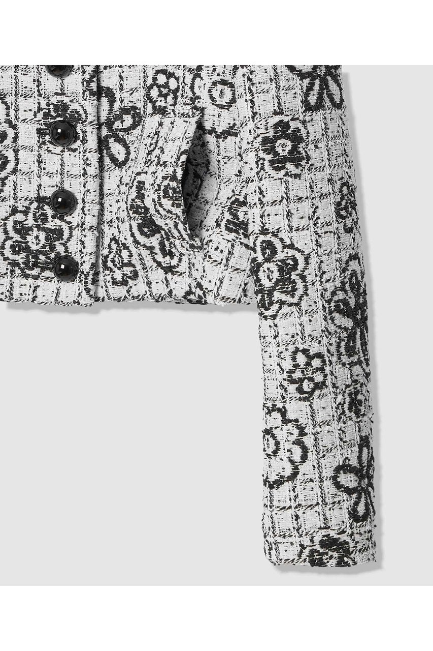 【アルアバイル/allureville】の【LOULOU WILLOUGHBY】MALHIAツイードクルージャケット 人気、トレンドファッション・服の通販 founy(ファニー) 　ファッション　Fashion　レディースファッション　Fashion for Women　アウター　Coat / Outerwear Collection　レディースジャケット・軽アウター　Jackets　2026年　2026　おすすめ　Recommended / Our Picks　ショート　Short, Short Length　ジャケット　Jacket, Outerwear　セットアップ　Set-Up, Coordinated Outfit　ツイード　Twill, Twill Weave　トレンド　Trend, Trending Now　フォルム　Silhouette, Form　フランス　France, French　ベーシック　Basic, Essential　ミニスカート　Mini Skirt, Short Skirt　夏　Summer　春　Spring　S/S・春夏　SS, Spring/Summer, Warm Season　other-4|ID: prp329100004849155 ipo3291000000035470117