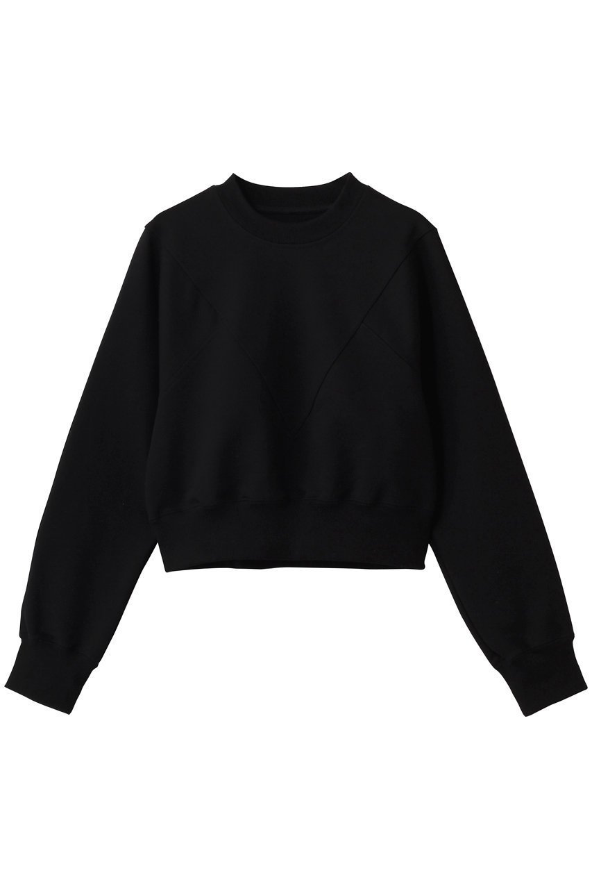 【アルアバイル/allureville】の【LOULOU WILLOUGHBY】Vキリカエトレーナー インテリア・キッズ・メンズ・レディースファッション・服の通販 founy(ファニー) 　ファッション　Fashion　レディースファッション　Fashion for Women　トップス・カットソー　Cut & Sew Tops　キャミソール&ノースリーブ　Camisoles & Sleeveless Tops　シャツ・ブラウス・オフィスカジュアル　Elegant Blouses & Button-Ups　ロングTシャツ・Tシャツ　Longline T-Shirts & Tees　カットソー・ベーシックTシャツ　Cut-and-Sewn Tops / Stretch Tees & Basics　おすすめ　Recommended / Our Picks　キャミソール　Camisole, Spaghetti Strap Top　スリーブ　Sleeve, Long Sleeve / Short Sleeve　タンク　Tank Top, Sleeveless Top　トレーナー　Sweatshirt, Trainer　プリント　Print, Printed Pattern　ミックス　Mix, Mixed Style　ブラック|ID: prp329100004849156 ipo3291000000036370972