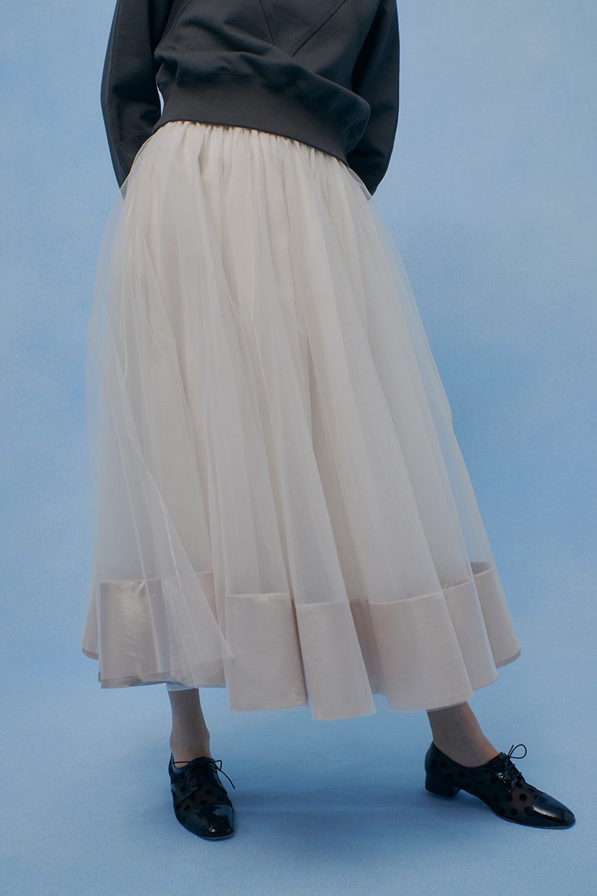 【アルアバイル/allureville】の【LOULOU WILLOUGHBY】チュールレイヤードスカート 人気、トレンドファッション・服の通販 founy(ファニー) 　ファッション　Fashion　レディースファッション　Fashion for Women　スカート　Skirts　ロングスカート　Long Skirts / Maxi & Midi Skirts　チュール　Tulip, Tulip Motif　フレア　Flare, Flared　ロング　Long, Long-Length　 other-1|ID: prp329100004849157 ipo3291000000035998471