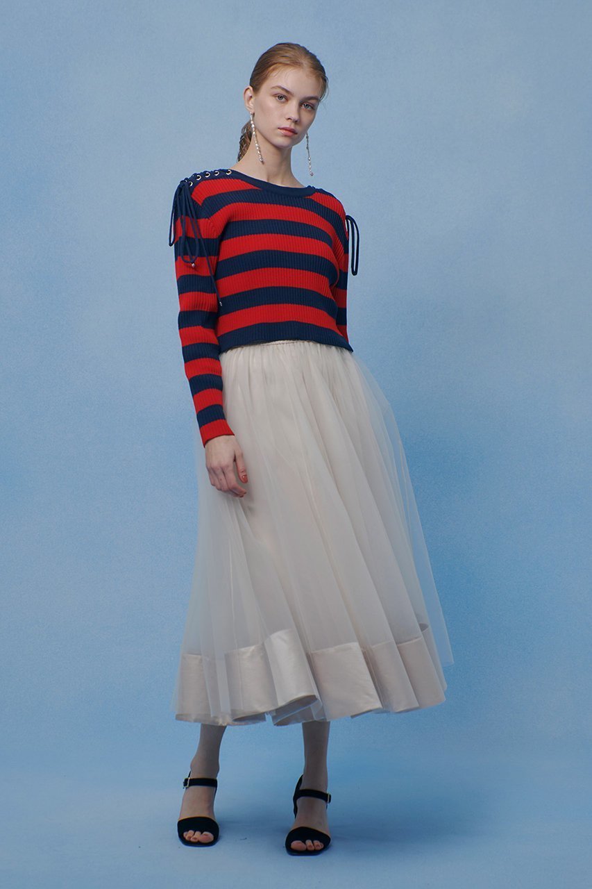 【アルアバイル/allureville】の【LOULOU WILLOUGHBY】チュールレイヤードスカート 人気、トレンドファッション・服の通販 founy(ファニー) 　ファッション　Fashion　レディースファッション　Fashion for Women　スカート　Skirts　ロングスカート　Long Skirts / Maxi & Midi Skirts　チュール　Tulip, Tulip Motif　フレア　Flare, Flared　ロング　Long, Long-Length　other-3|ID: prp329100004849157 ipo3291000000035998474