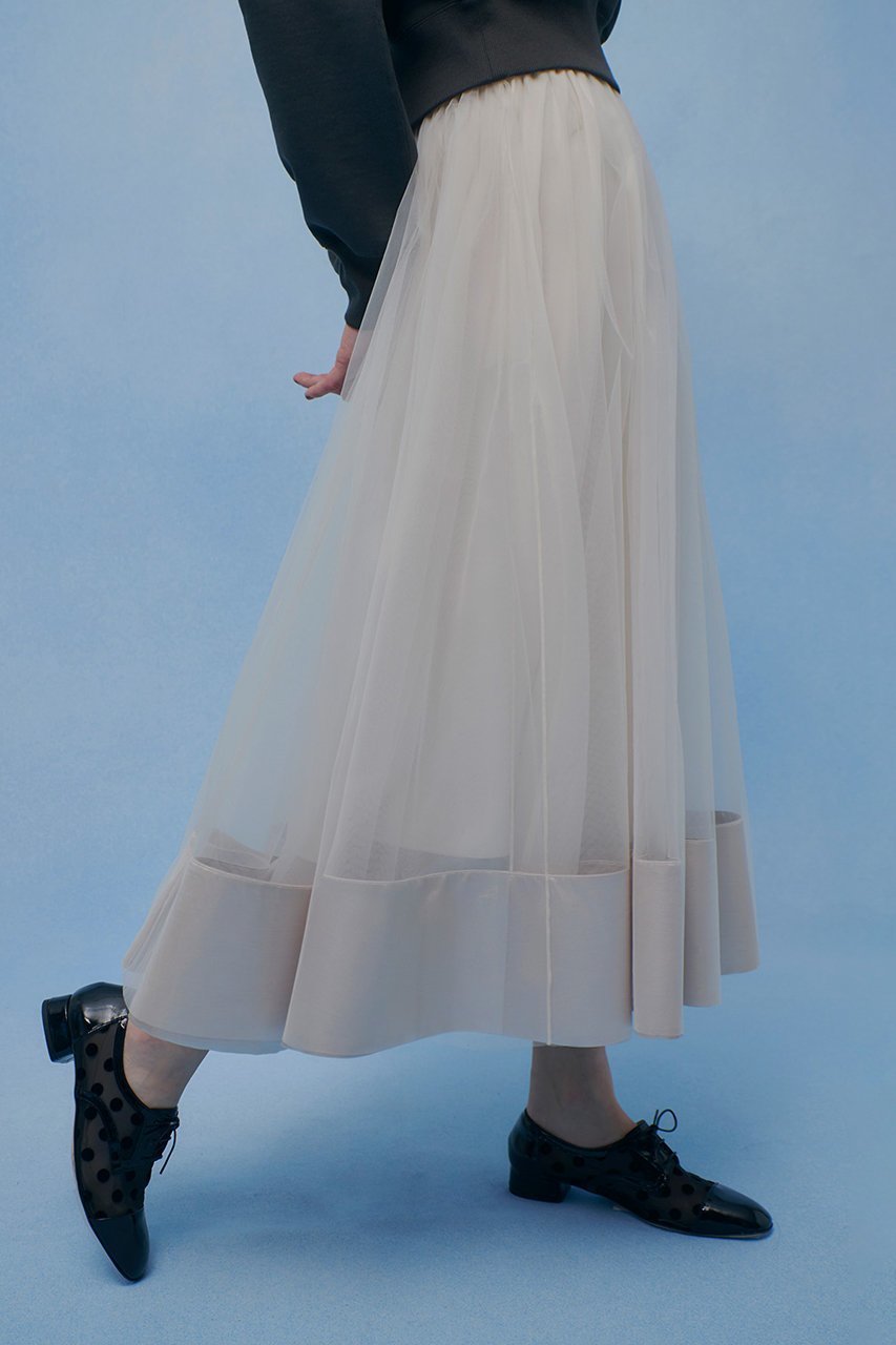 【アルアバイル/allureville】の【LOULOU WILLOUGHBY】チュールレイヤードスカート 人気、トレンドファッション・服の通販 founy(ファニー) 　ファッション　Fashion　レディースファッション　Fashion for Women　スカート　Skirts　ロングスカート　Long Skirts / Maxi & Midi Skirts　チュール　Tulip, Tulip Motif　フレア　Flare, Flared　ロング　Long, Long-Length　other-6|ID: prp329100004849157 ipo3291000000035998477