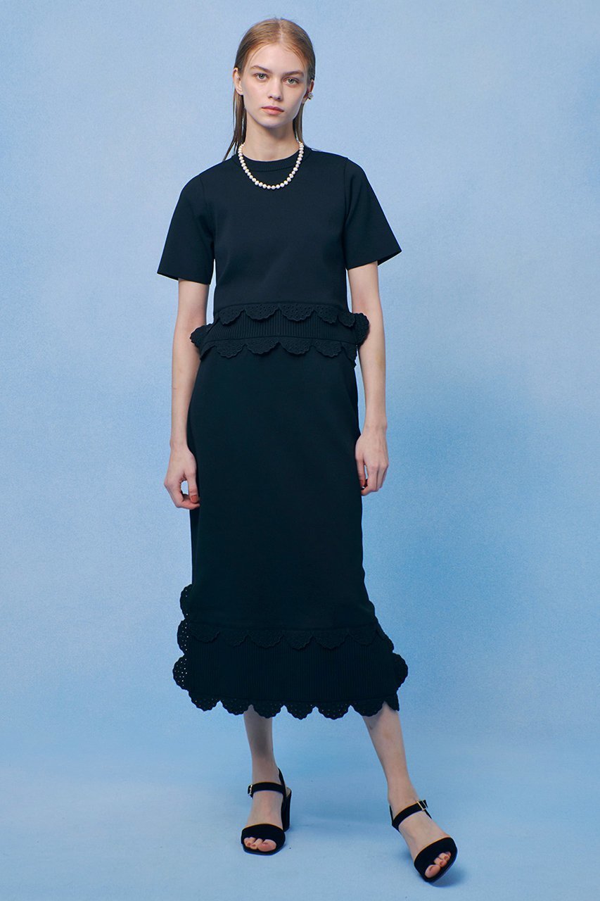 【アルアバイル/allureville】の【LOULOU WILLOUGHBY】パンチングスカラスカート 人気、トレンドファッション・服の通販 founy(ファニー) 　ファッション　Fashion　レディースファッション　Fashion for Women　スカート　Skirts　ロングスカート　Long Skirts / Maxi & Midi Skirts　2026年　2026　コンパクト　Compact, Small Size　スカラップ　Scallop, Scalloped Edge　スリット　Slit, Slit Detail　タイトスカート　Pencil Skirt, Tight Skirt　トレンド　Trend, Trending Now　フェミニン　Feminine, Girly　レース　Lace, Lace Fabric　ロング　Long, Long-Length　エレガント 上品　Elegant　夏　Summer　春　Spring　S/S・春夏　SS, Spring/Summer, Warm Season　other-7|ID: prp329100004849159 ipo3291000000035470154