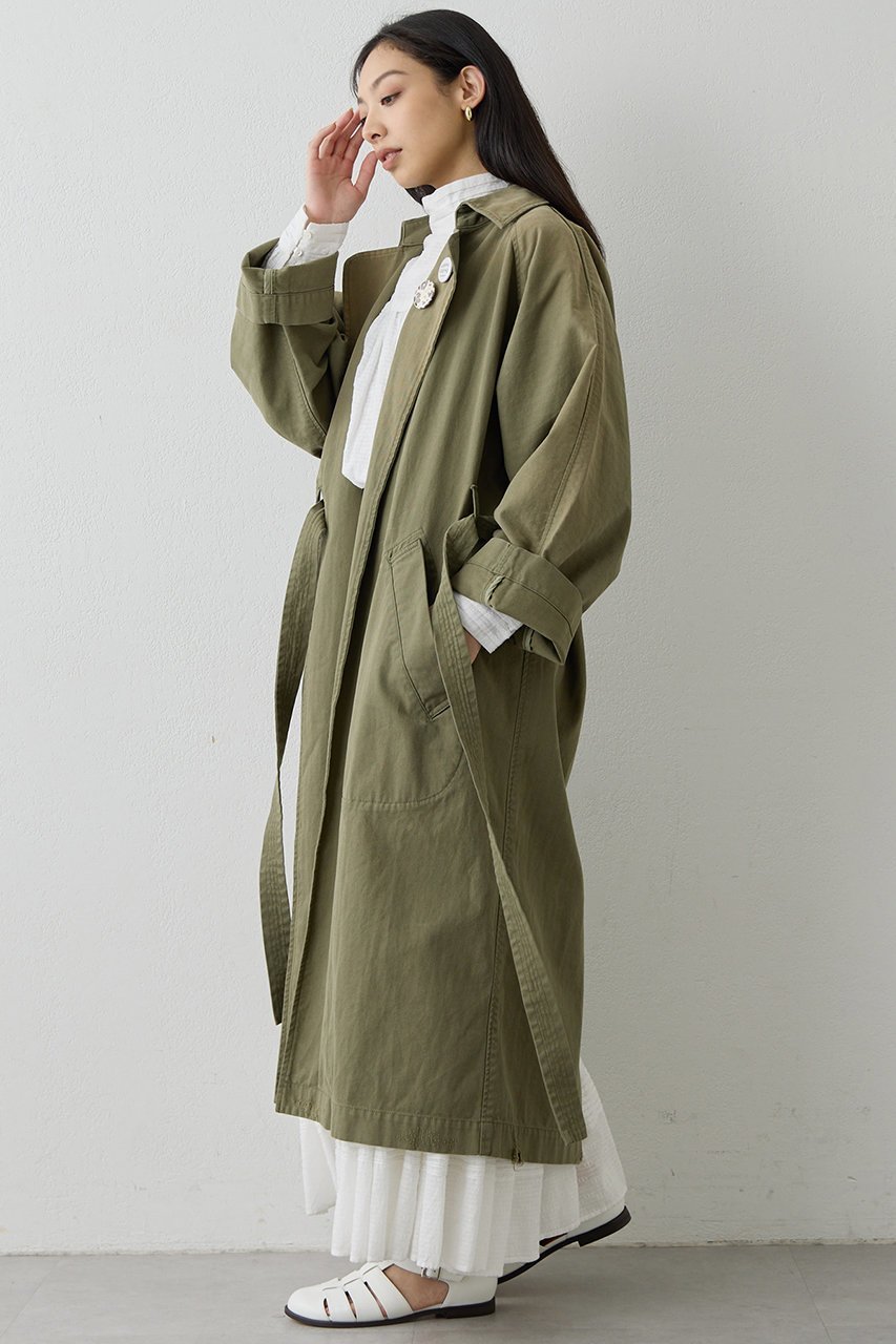 【ウィムガゼット/Whim Gazette】のミリタリーコート 人気、トレンドファッション・服の通販 founy(ファニー) 　ファッション　Fashion　レディースファッション　Fashion for Women　アウター　Coat / Outerwear Collection　コート・ロングコート・ピーコート　Long Coats, Peacoats & More　ヴィンテージ　Vintage Style　春　Spring　ダメージ　Distressed, Destroyed　ミリタリー　Military, Army Style　ヨーク　Yoke, Yoke Design　ロング　Long, Long-Length　ワーク　Workwear, Utility Style　S/S・春夏　SS, Spring/Summer, Warm Season　夏　Summer　2026年　2026　other-2|ID: prp329100004849160 ipo3291000000035470158