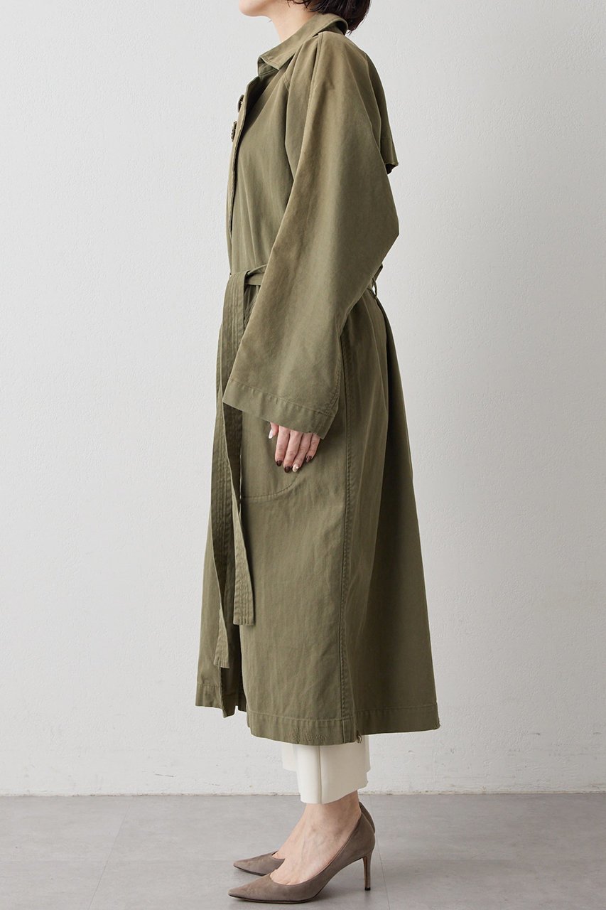 【ウィムガゼット/Whim Gazette】のミリタリーコート 人気、トレンドファッション・服の通販 founy(ファニー) 　ファッション　Fashion　レディースファッション　Fashion for Women　アウター　Coat / Outerwear Collection　コート・ロングコート・ピーコート　Long Coats, Peacoats & More　ヴィンテージ　Vintage Style　春　Spring　ダメージ　Distressed, Destroyed　ミリタリー　Military, Army Style　ヨーク　Yoke, Yoke Design　ロング　Long, Long-Length　ワーク　Workwear, Utility Style　S/S・春夏　SS, Spring/Summer, Warm Season　夏　Summer　2026年　2026　other-6|ID: prp329100004849160 ipo3291000000035470162