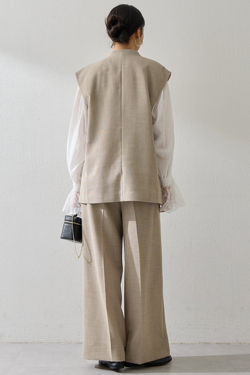 【ウィムガゼット/Whim Gazette】のリネンライクジレ 人気、トレンドファッション・服の通販 founy(ファニー) 　ファッション　Fashion　レディースファッション　Fashion for Women　アウター　Coat / Outerwear Collection　レディースジャケット・軽アウター　Jackets　2026年　2026　おすすめ　Recommended / Our Picks　クール　Cool, Chic　ショルダー　Shoulder, Shoulder Strap　ジャケット　Jacket, Outerwear　セットアップ　Set-Up, Coordinated Outfit　ベスト　Vest, Waistcoat　リラックス　Relax, Relaxed Fit　エレガント 上品　Elegant　夏　Summer　春　Spring　S/S・春夏　SS, Spring/Summer, Warm Season　other-4|ID: prp329100004849161 ipo3291000000035470170