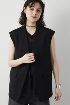 【ウィムガゼット/Whim Gazette】のリネンライクジレ 大人の最旬トレンドファッション＆コーディネート founy(ファウニー) ファッション Fashion レディースファッション Fashion for Women アウター Coat / Outerwear Collection レディースジャケット・軽アウター Jackets おすすめ Recommended / Our Picks クール Cool, Chic ショルダー Shoulder, Shoulder Strap ジャケット Jacket, Outerwear セットアップ Set-Up, Coordinated Outfit ベスト Vest, Waistcoat リラックス Relax, Relaxed Fit エレガント 上品 Elegant thumbnail ブラック|ID: prp329100004849161 ipo3291000000036781395