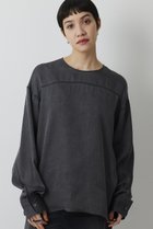 【ウィムガゼット/Whim Gazette】のピグメントクルーブラウス 人気、トレンドファッション・服の通販 founy(ファニー) ファッション Fashion レディースファッション Fashion for Women トップス・カットソー Cut & Sew Tops シャツ・ブラウス・オフィスカジュアル Elegant Blouses & Button-Ups 2026年 2026 おすすめ Recommended / Our Picks キュプラ Cupro, Eco Fabric クール Cool, Chic シルク Silk, 100% Silk シンプル Simple, Minimal スリーブ Sleeve, Long Sleeve / Short Sleeve セットアップ Set-Up, Coordinated Outfit モダン Modern, Contemporary ロング Long, Long-Length ヴィンテージ Vintage Style 夏 Summer 春 Spring S/S・春夏 SS, Spring/Summer, Warm Season thumbnail チャコールグレー|ID: prp329100004849163 ipo3291000000035470183