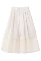 【アドーア/ADORE】のシルキーオーガンザパンツ 人気、トレンドファッション・服の通販 founy(ファニー) ファッション Fashion レディースファッション Fashion for Women パンツ Pants & Trousers 2026年 2026 オーガンジー Organza Fabric シンプル Simple, Minimal スリット Slit, Slit Detail 夏 Summer 春 Spring S/S・春夏 SS, Spring/Summer, Warm Season thumbnail ホワイト|ID: prp329100004849166 ipo3291000000035470208