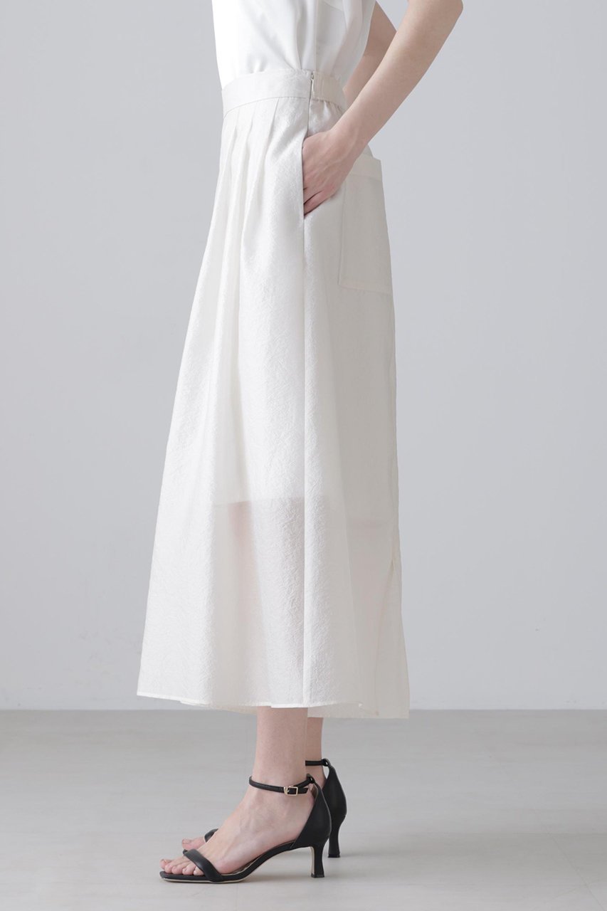 【アドーア/ADORE】のシルキーオーガンザパンツ 人気、トレンドファッション・服の通販 founy(ファニー) 　ファッション　Fashion　レディースファッション　Fashion for Women　パンツ　Pants & Trousers　オーガンジー　Organza Fabric　シンプル　Simple, Minimal　スリット　Slit, Slit Detail　other-4|ID: prp329100004849166 ipo3291000000035853811