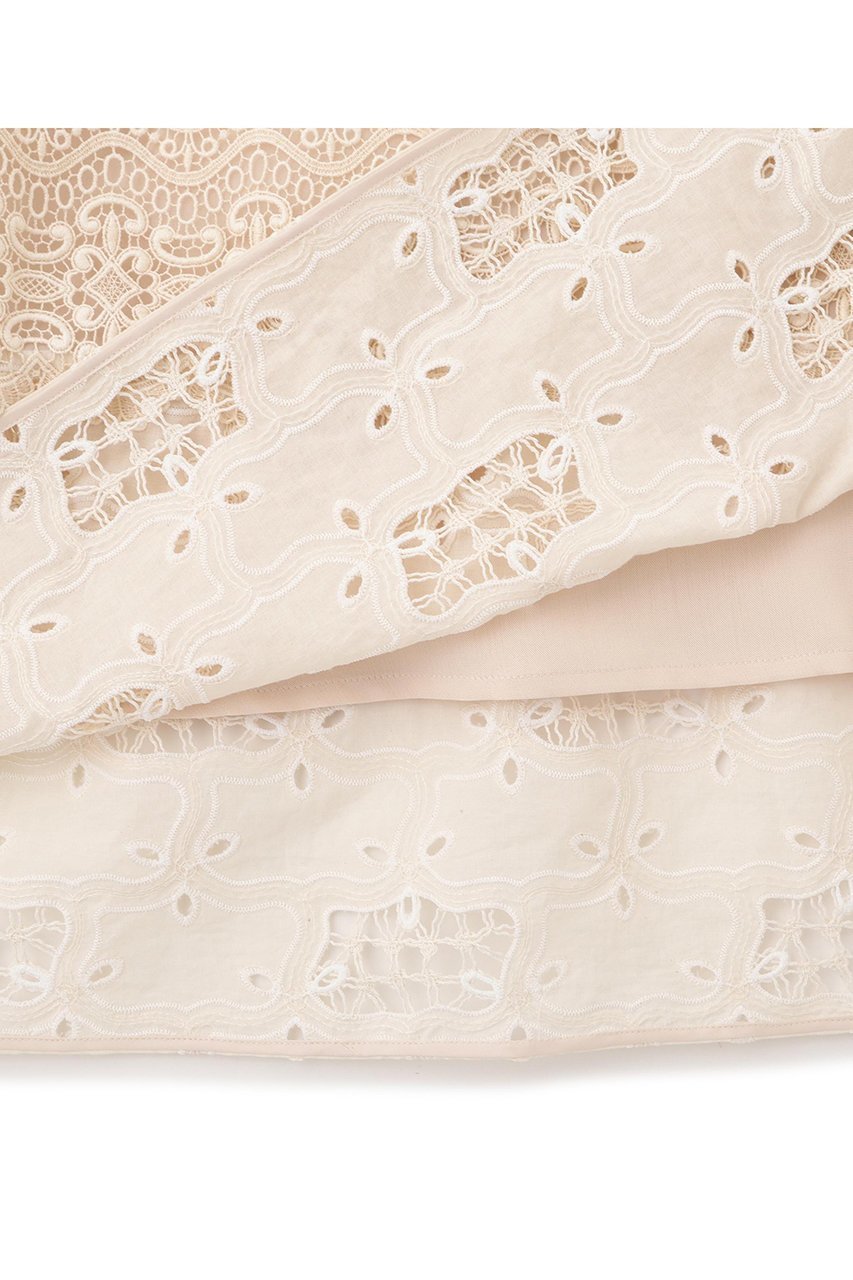 【アドーア/ADORE】のラティスエンブロイダリースカート 人気、トレンドファッション・服の通販 founy(ファニー) 　ファッション　Fashion　レディースファッション　Fashion for Women　スカート　Skirts　ロングスカート　Long Skirts / Maxi & Midi Skirts　シンプル　Simple, Minimal　フェミニン　Feminine, Girly　ボーダー　Border, Stripe　モチーフ　Motif, Design Theme　レース　Lace, Lace Fabric　ロング　Long, Long-Length　エレガント 上品　Elegant　other-5|ID: prp329100004849167 ipo3291000000035945054