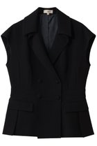 【エムダブリュー/MW】のトリアセテート ダブル ブレステッド スリーブレス ジャケット 人気、トレンドファッション・服の通販 founy(ファニー) ファッション Fashion レディースファッション Fashion for Women アウター Coat / Outerwear Collection レディースジャケット・軽アウター Jackets ジャケット Jacket, Outerwear スリーブ Sleeve, Long Sleeve / Short Sleeve ダブル Double, Double-Breasted ベスト Vest, Waistcoat マニッシュ Mannish, Boyish 新作・新入荷 New Arrivals / New In thumbnail ブラック|ID: prp329100004849169 ipo3291000000035470237