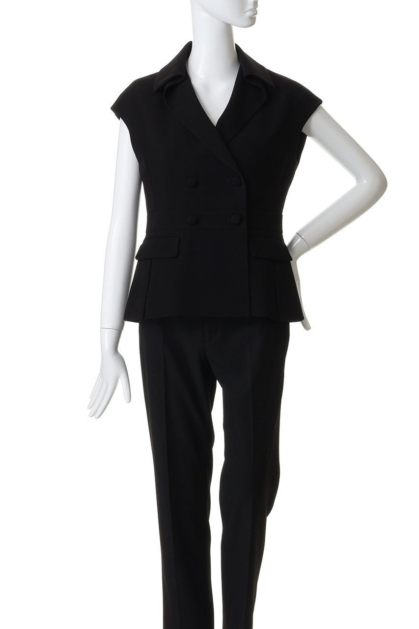 【エムダブリュー/MW】のトリアセテート ダブル ブレステッド スリーブレス ジャケット 人気、トレンドファッション・服の通販 founy(ファニー) 　ファッション　Fashion　レディースファッション　Fashion for Women　アウター　Coat / Outerwear Collection　レディースジャケット・軽アウター　Jackets　ジャケット　Jacket, Outerwear　スリーブ　Sleeve, Long Sleeve / Short Sleeve　ダブル　Double, Double-Breasted　ベスト　Vest, Waistcoat　マニッシュ　Mannish, Boyish　新作・新入荷　New Arrivals / New In　other-2|ID: prp329100004849169 ipo3291000000035470238