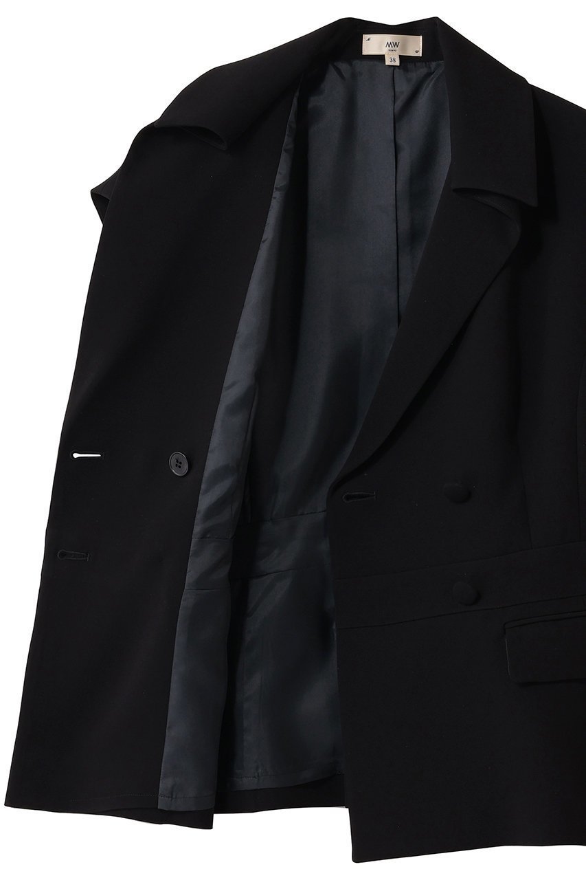 【エムダブリュー/MW】のトリアセテート ダブル ブレステッド スリーブレス ジャケット 人気、トレンドファッション・服の通販 founy(ファニー) 　ファッション　Fashion　レディースファッション　Fashion for Women　アウター　Coat / Outerwear Collection　レディースジャケット・軽アウター　Jackets　ジャケット　Jacket, Outerwear　スリーブ　Sleeve, Long Sleeve / Short Sleeve　ダブル　Double, Double-Breasted　ベスト　Vest, Waistcoat　マニッシュ　Mannish, Boyish　新作・新入荷　New Arrivals / New In　other-6|ID: prp329100004849169 ipo3291000000035470242