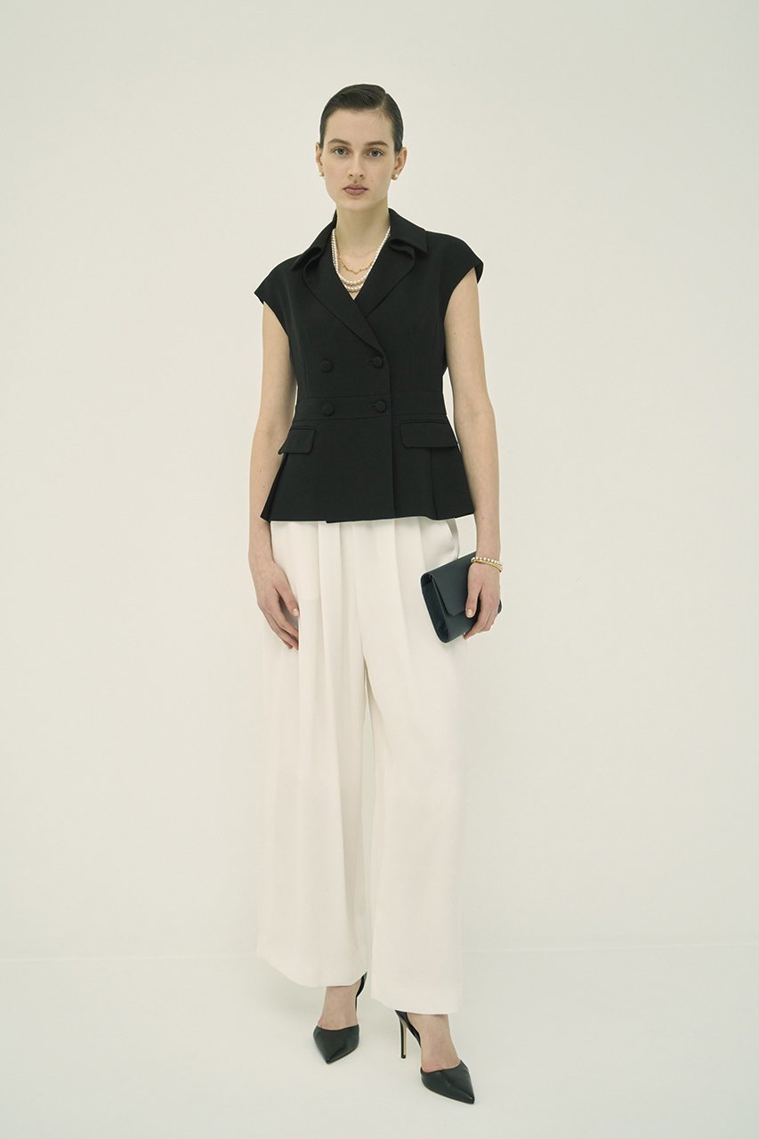 【エムダブリュー/MW】のトリアセテート ダブル ブレステッド スリーブレス ジャケット 人気、トレンドファッション・服の通販 founy(ファニー) 　ファッション　Fashion　レディースファッション　Fashion for Women　アウター　Coat / Outerwear Collection　レディースジャケット・軽アウター　Jackets　ジャケット　Jacket, Outerwear　スリーブ　Sleeve, Long Sleeve / Short Sleeve　ダブル　Double, Double-Breasted　ベスト　Vest, Waistcoat　マニッシュ　Mannish, Boyish　新作・新入荷　New Arrivals / New In　other-8|ID: prp329100004849169 ipo3291000000035470244