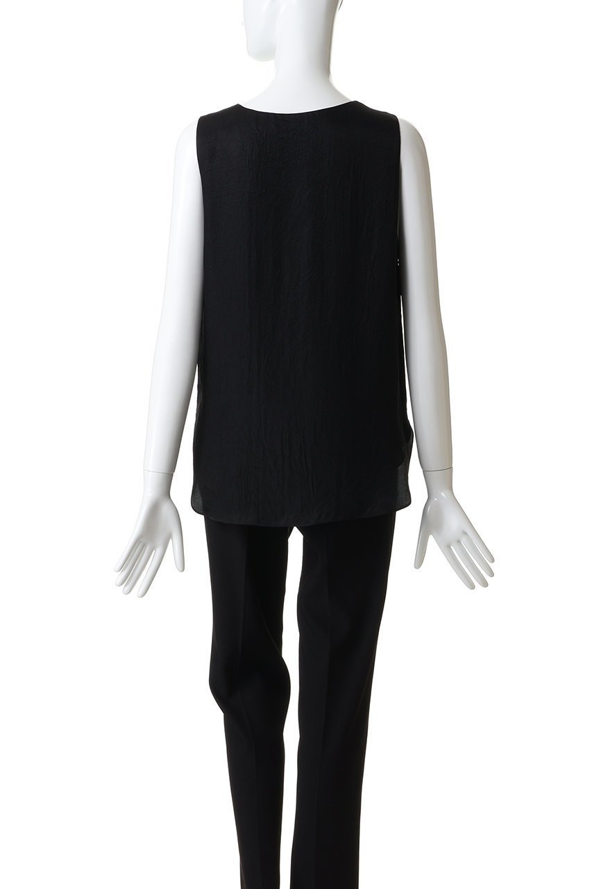 【サクラ/SACRA】のアセテートヴィンテージツイルノースリーブ 人気、トレンドファッション・服の通販 founy(ファニー) 　ファッション　Fashion　レディースファッション　Fashion for Women　トップス・カットソー　Cut & Sew Tops　キャミソール&ノースリーブ　Camisoles & Sleeveless Tops　シャツ・ブラウス・オフィスカジュアル　Elegant Blouses & Button-Ups　2026年　2026　インナー　Innerwear　カーディガン　Cardigan, Knitwear　ジャケット　Jacket, Outerwear　タンク　Tank Top, Sleeveless Top　ツイル　Twist, Twisted Detail　ドレープ　Drape, Draping Fabric　ノースリーブ　Sleeveless, No-Sleeve　ワッシャー　Washer, Crinkled Finish　エレガント 上品　Elegant　夏　Summer　春　Spring　S/S・春夏　SS, Spring/Summer, Warm Season　other-4|ID: prp329100004849299 ipo3291000000035475892