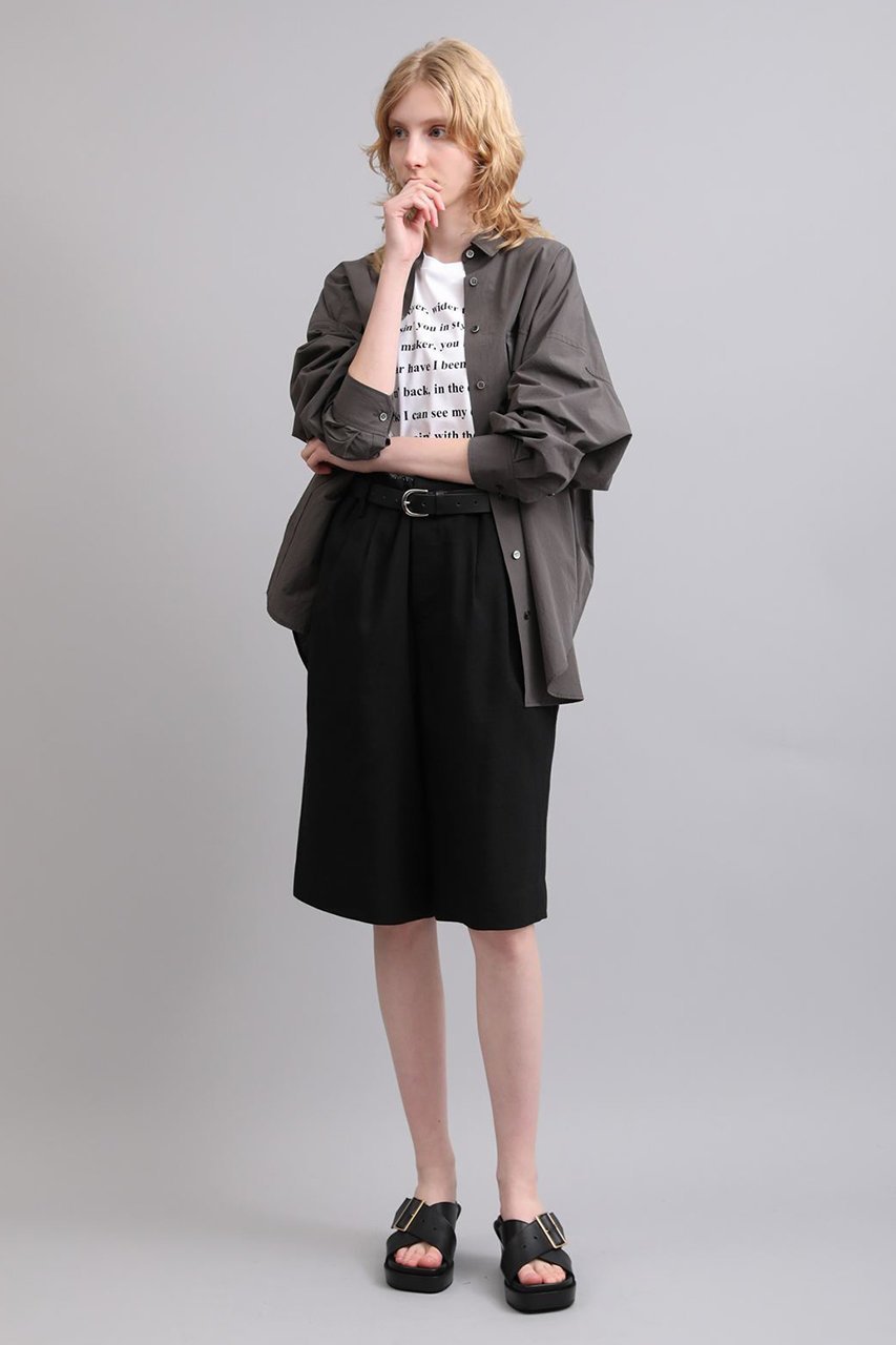 【サクラ/SACRA】のリネンウールギャバジンショートパンツ 人気、トレンドファッション・服の通販 founy(ファニー) 　ファッション　Fashion　レディースファッション　Fashion for Women　パンツ　Pants & Trousers　ショートパンツ・ハーフパンツ　High-Waisted & Relaxed Shorts　2026年　2026　ショート　Short, Short Length　ドローストリング　Drawstring, Pull Cord　ハーフ　Half, Half-Length　バランス　Balance, Style Balance　リネン　Linen, Linen Fabric　エレガント 上品　Elegant　夏　Summer　春　Spring　S/S・春夏　SS, Spring/Summer, Warm Season　other-8|ID: prp329100004849301 ipo3291000000035475910