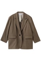 【サクラ/SACRA】のリネンウールギャバジンジャケット 人気、トレンドファッション・服の通販 founy(ファニー) ファッション Fashion レディースファッション Fashion for Women アウター Coat / Outerwear Collection レディースジャケット・軽アウター Jackets 2026年 2026 ジャケット Jacket, Outerwear ドロップ Drop Shoulder, Dropped Style フロント Front, Front Design マニッシュ Mannish, Boyish リネン Linen, Linen Fabric エレガント 上品 Elegant 夏 Summer 春 Spring S/S・春夏 SS, Spring/Summer, Warm Season |ID:prp329100004849302