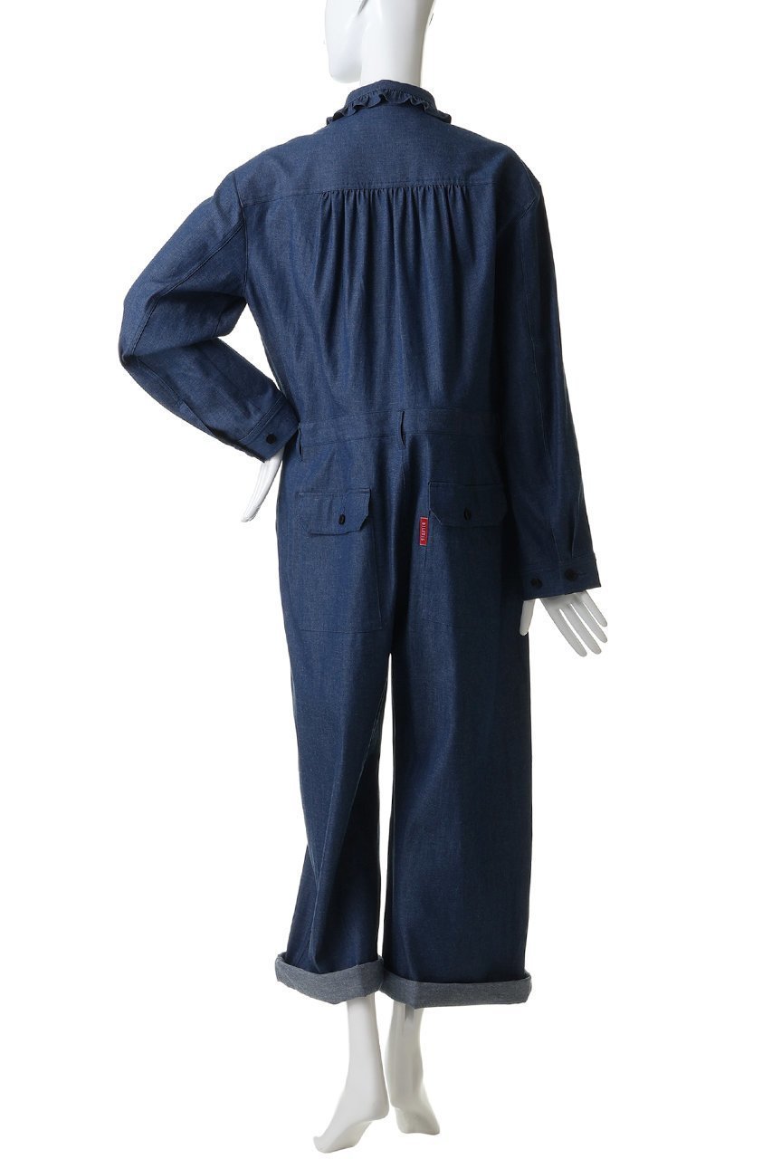 【ビリティス ディセッタン/Bilitis dix-sept ans】のデニムオールインワン 人気、トレンドファッション・服の通販 founy(ファニー) 　ファッション　Fashion　レディースファッション　Fashion for Women　パンツ　Pants & Trousers　2026年　2026　インナー　Innerwear　デニム　Denim, Jeans Material　フリル　Frill, Ruffle　レース　Lace, Lace Fabric　ロールアップ　Roll-Up, Cuffed Hem　ワーク　Workwear, Utility Style　夏　Summer　春　Spring　S/S・春夏　SS, Spring/Summer, Warm Season　other-4|ID: prp329100004849322 ipo3291000000035476090