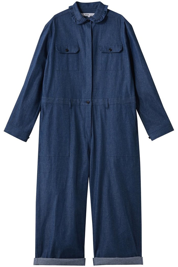 【ビリティス ディセッタン/Bilitis dix-sept ans】のデニムオールインワン インテリア・キッズ・メンズ・レディースファッション・服の通販 founy(ファニー) https://founy.com/ ファッション Fashion レディースファッション Fashion for Women パンツ Pants & Trousers 2026年 2026 インナー Innerwear デニム Denim, Jeans Material フリル Frill, Ruffle レース Lace, Lace Fabric ロールアップ Roll-Up, Cuffed Hem ワーク Workwear, Utility Style 夏 Summer 春 Spring S/S・春夏 SS, Spring/Summer, Warm Season |ID: prp329100004849322 ipo3291000000035819631