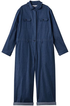 【ビリティス ディセッタン/Bilitis dix-sept ans】のデニムオールインワン 人気、トレンドファッション・服の通販 founy(ファニー) ファッション Fashion レディースファッション Fashion for Women パンツ Pants & Trousers 2026年 2026 インナー Innerwear デニム Denim, Jeans Material フリル Frill, Ruffle レース Lace, Lace Fabric ロールアップ Roll-Up, Cuffed Hem ワーク Workwear, Utility Style 夏 Summer 春 Spring S/S・春夏 SS, Spring/Summer, Warm Season |ID:prp329100004849322