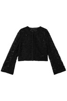 【ランバン オン ブルー/LANVIN en Bleu】のケミカルレースノーカラージャケット 人気、トレンドファッション・服の通販 founy(ファニー) ファッション Fashion レディースファッション Fashion for Women アウター Coat / Outerwear Collection レディースジャケット・軽アウター Jackets ノーカラージャケット / シンプル上品コーデ Collarless Jackets 2026年 2026 ケミカル Chemical, Chemical Wash ショート Short, Short Length ジャケット Jacket, Outerwear スリーブ Sleeve, Long Sleeve / Short Sleeve センター Center, Center Line フレア Flare, Flared マキシ Maxi, Full Length レース Lace, Lace Fabric エレガント 上品 Elegant 夏 Summer 春 Spring S/S・春夏 SS, Spring/Summer, Warm Season thumbnail ブラック|ID: prp329100004849326 ipo3291000000035476115